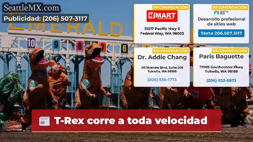 T-Rex corre a toda velocidad