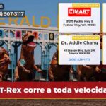 T-Rex corre a toda velocidad