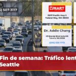 Fin de semana Tráfico lento en Seattle