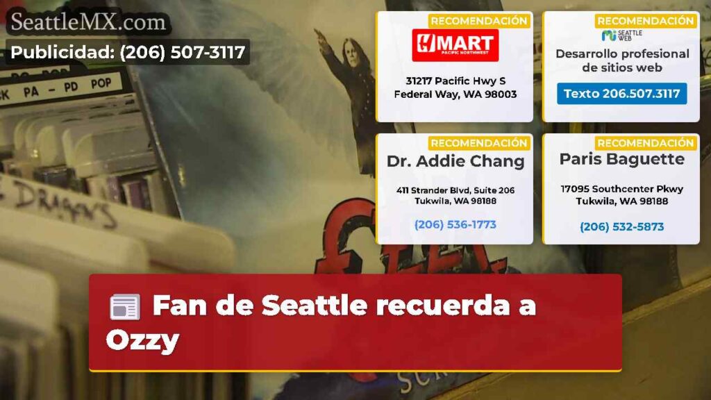 Fan de Seattle recuerda a Ozzy