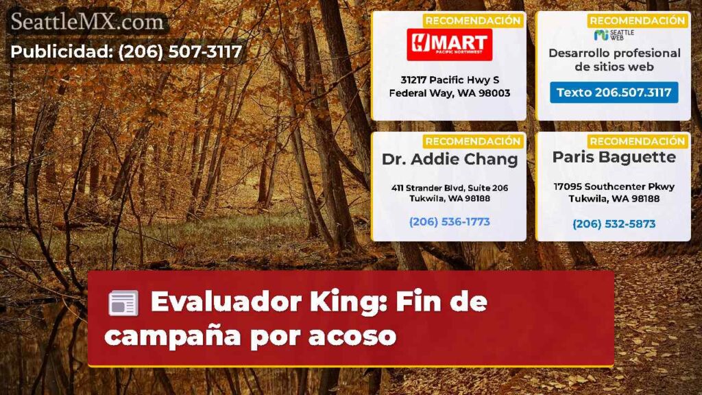 Evaluador King: Fin de campaña por acoso