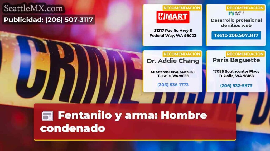 Fentanilo y arma: Hombre condenado