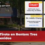 Tiroto en Renton Tres detenidos