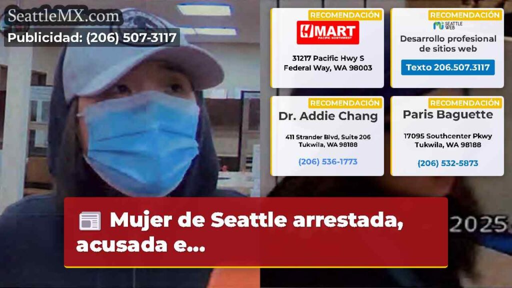 Mujer de Seattle arrestada, acusada e...