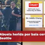 Abuela herida por bala cerca de Seattle