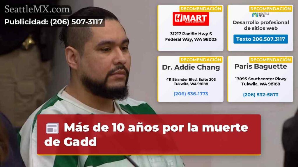Más de 10 años por la muerte de Gadd