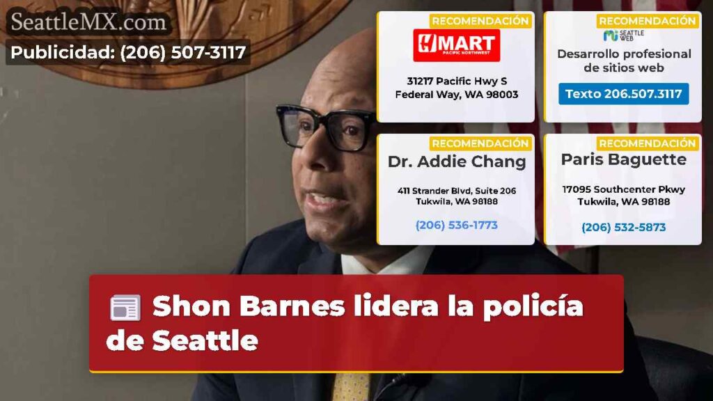 Shon Barnes lidera la policía de Seattle