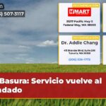 Basura Servicio vuelve al condado
