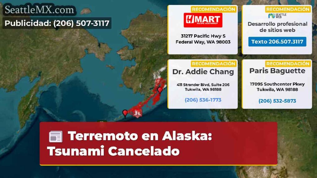 Terremoto en Alaska: Tsunami Cancelado