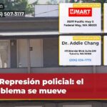 Represión policial el problema se mueve