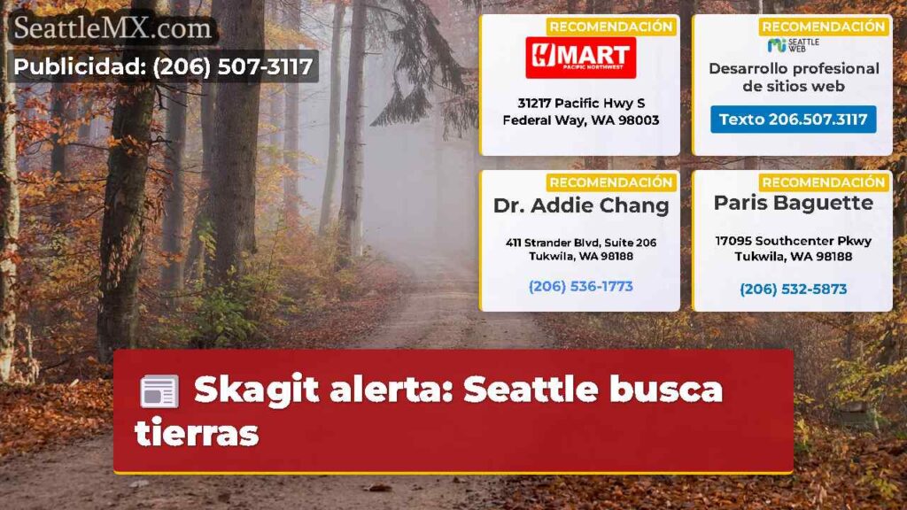 Skagit alerta: Seattle busca tierras