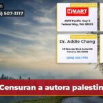 Censuran a autora palestina
