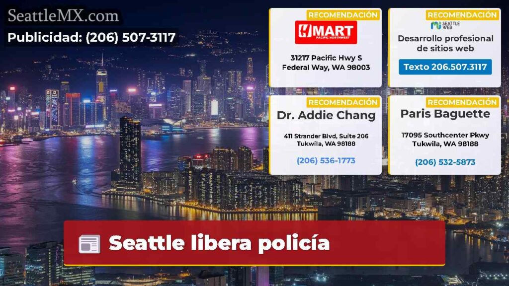 Seattle libera policía