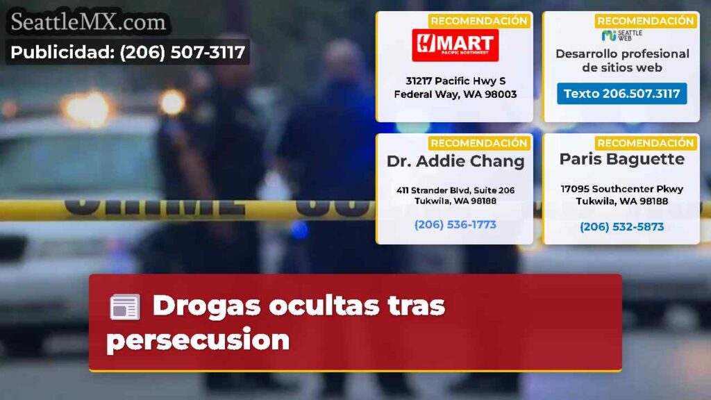 Drogas ocultas tras persecusion