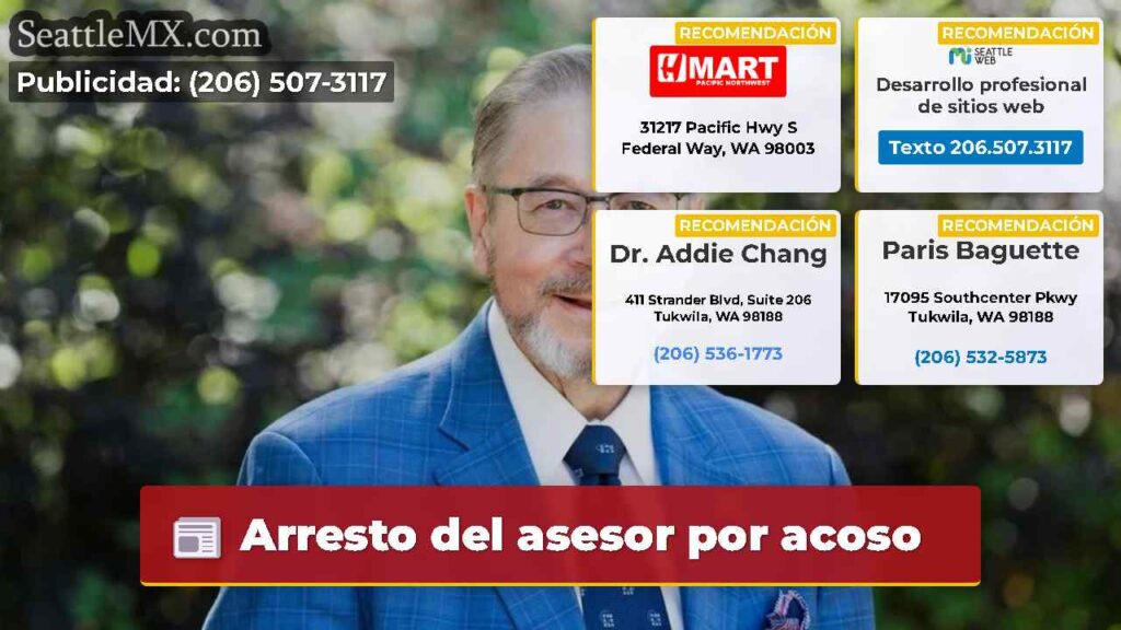 Arresto del asesor por acoso