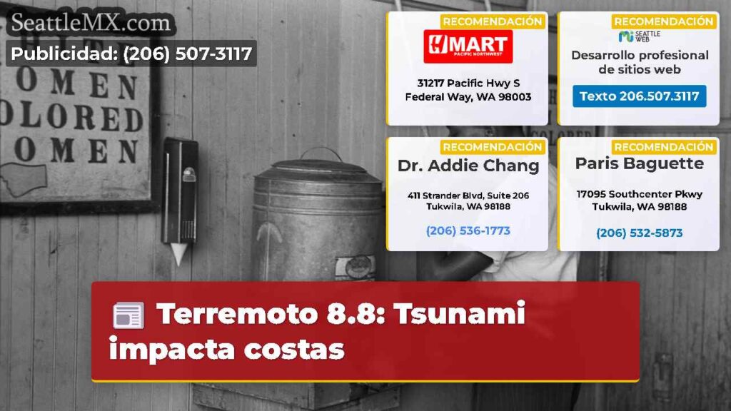 Terremoto 8.8: Tsunami impacta costas