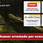 Asesor arrestado por acoso