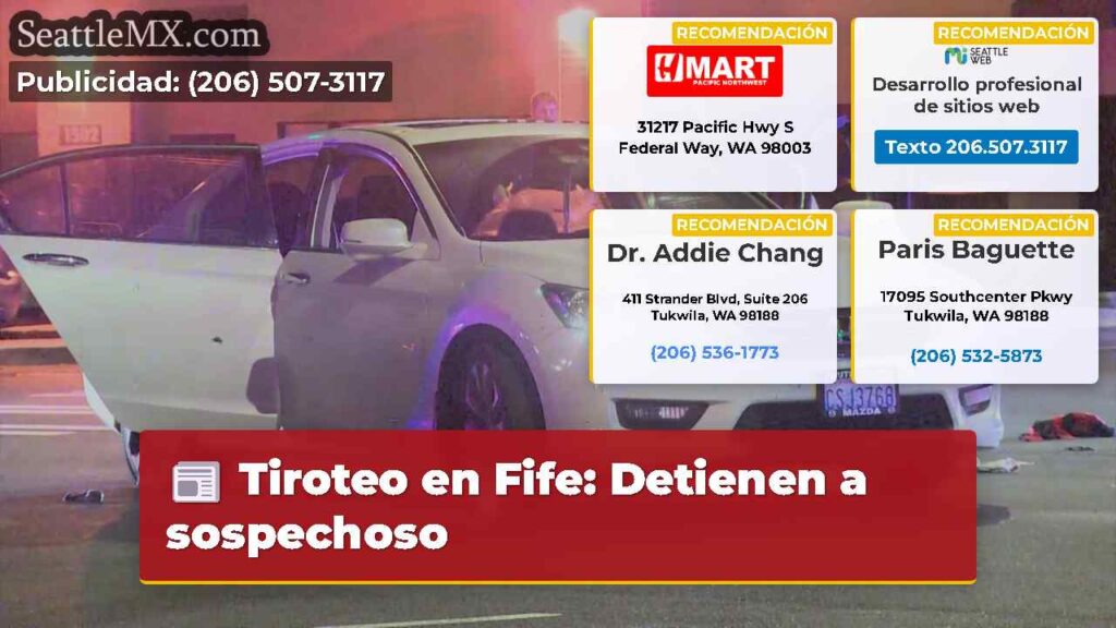 Tiroteo en Fife: Detienen a sospechoso