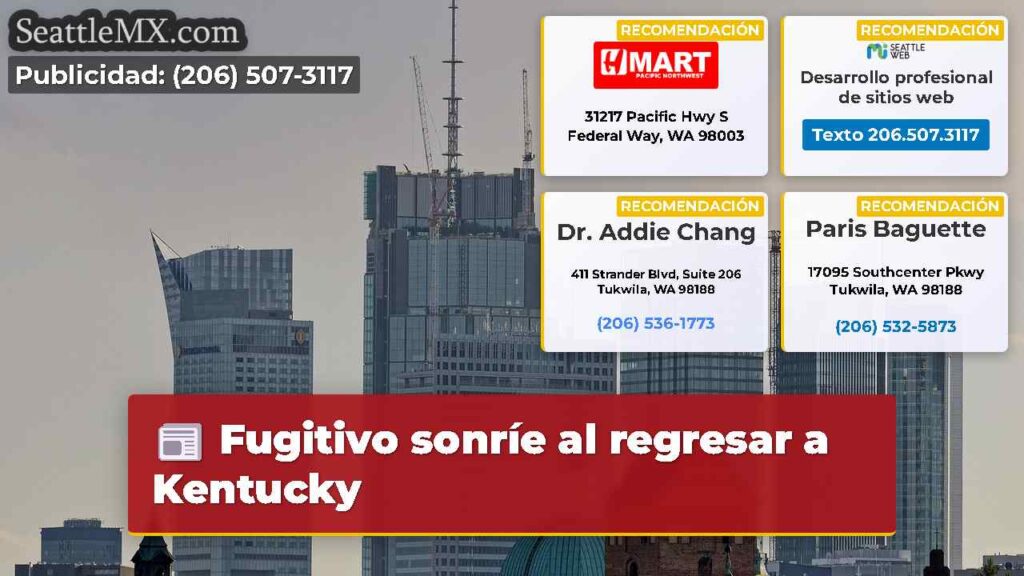 Home 1 Fugitivo sonríe al regresar a Kentucky