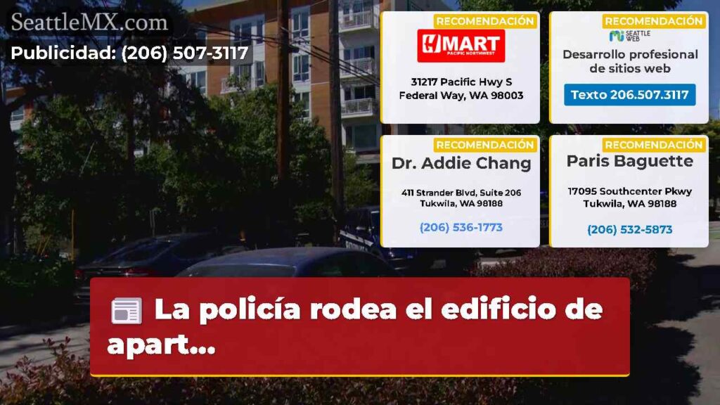 La policía rodea el edificio de apart...
