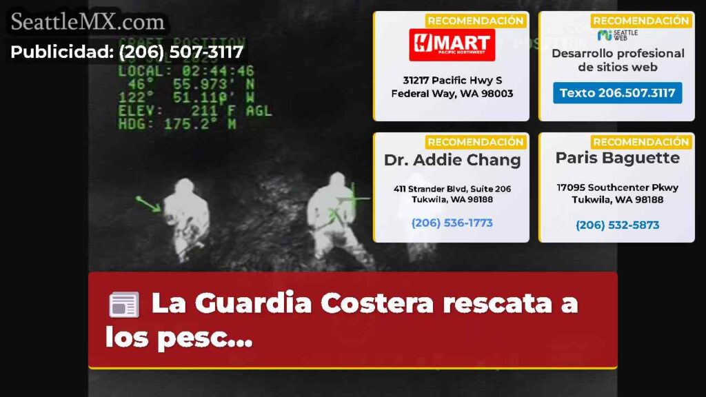La Guardia Costera rescata a los pesc...