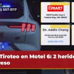 Tiroteo en Motel 6 2 heridos 1 preso