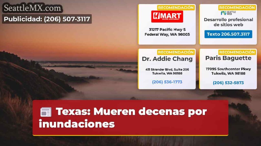 Texas: Mueren decenas por inundaciones
