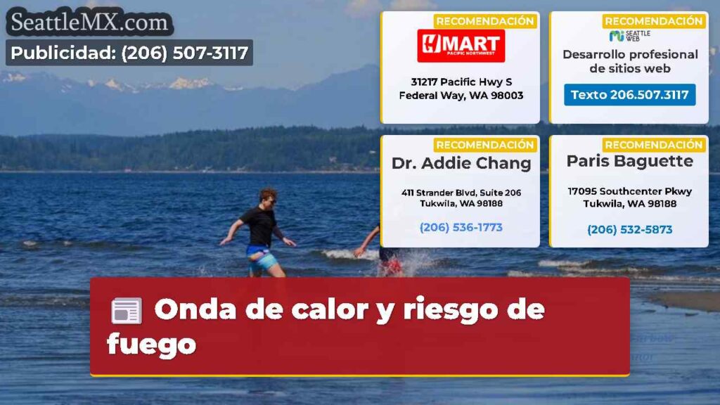 Onda de calor y riesgo de fuego