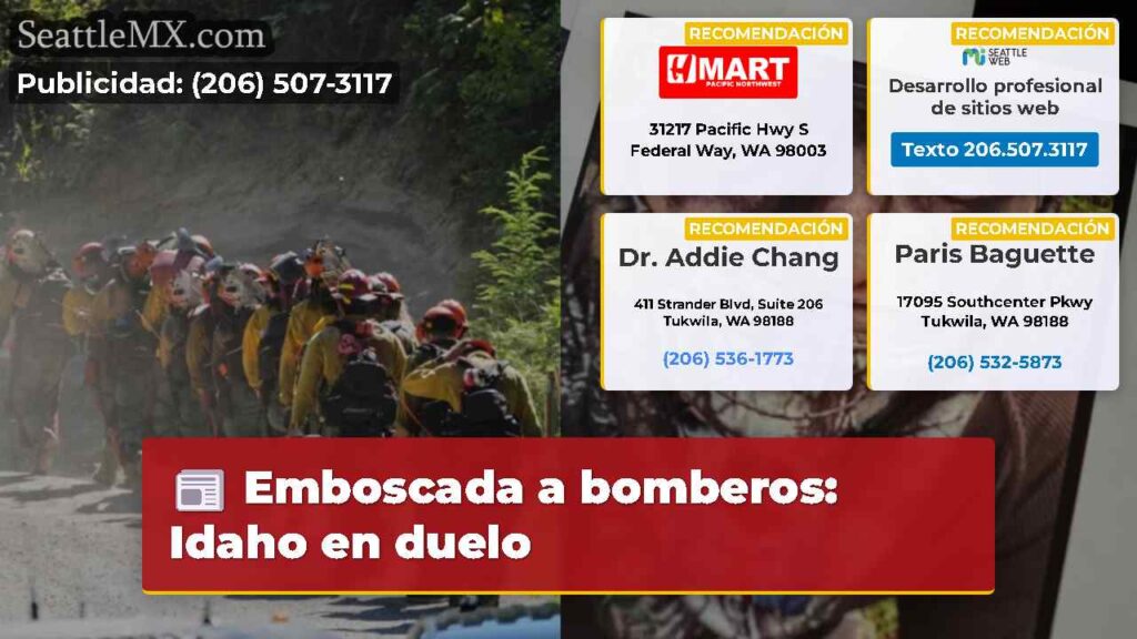 Emboscada a bomberos: Idaho en duelo