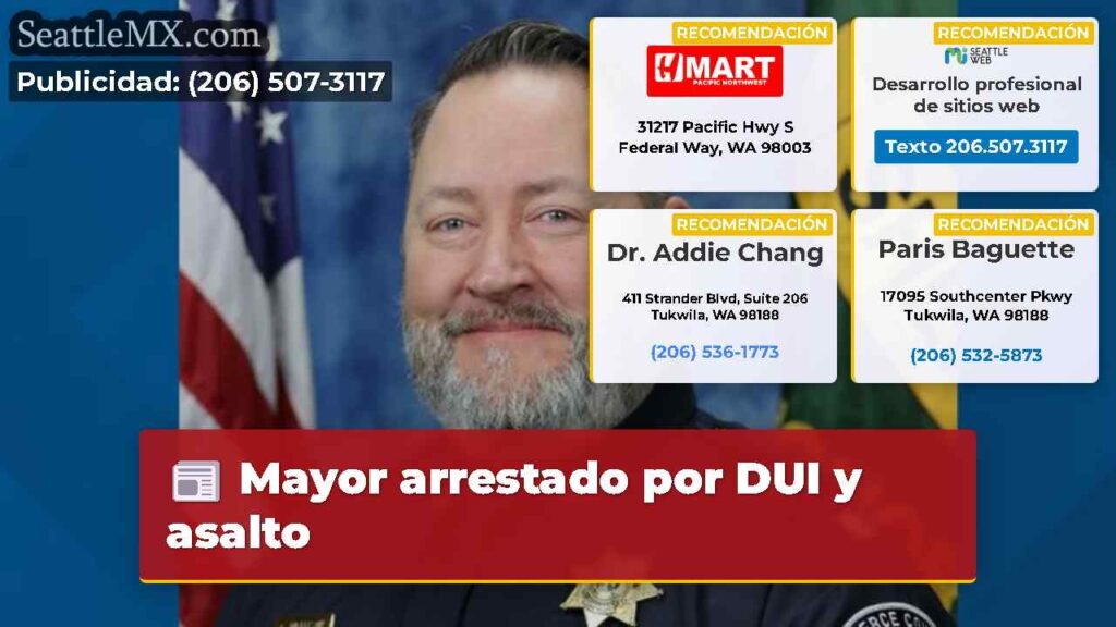 Mayor arrestado por DUI y asalto