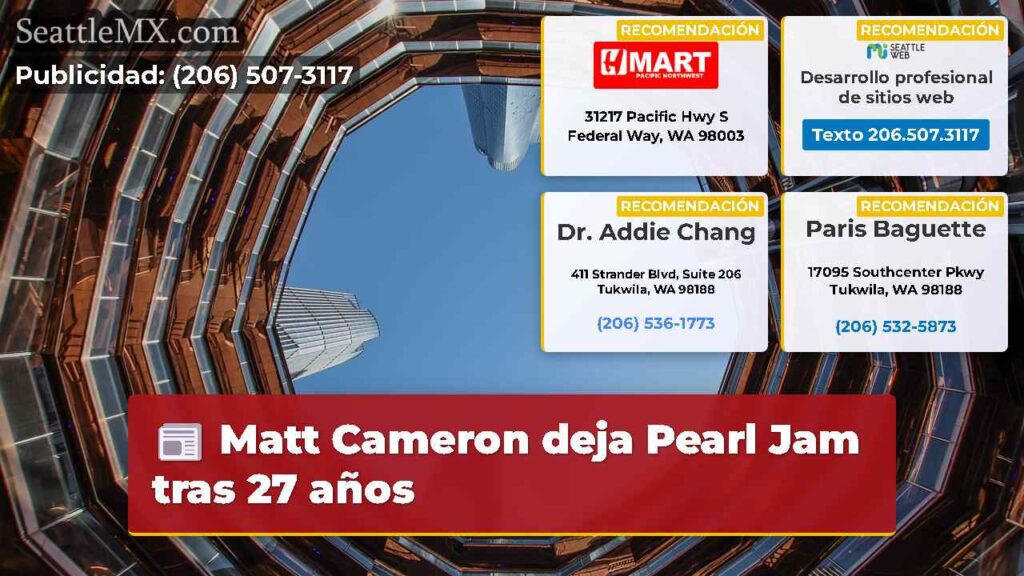 Matt Cameron deja Pearl Jam tras 27 años
