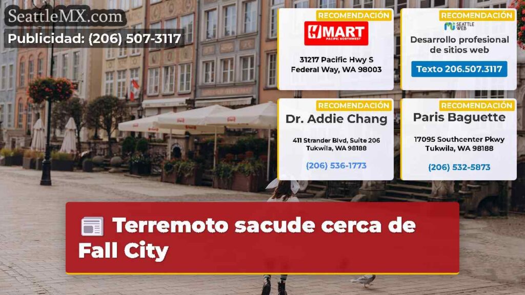 Terremoto sacude cerca de Fall City