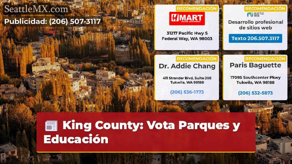 King County: Vota Parques y Educación