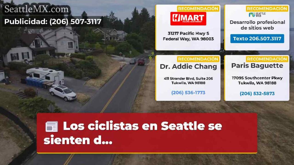 Los ciclistas en Seattle se sienten d...