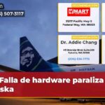 Falla de hardware paraliza Alaska