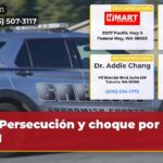 Persecución y choque por DUI