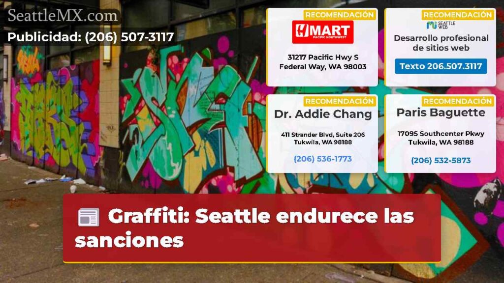Graffiti: Seattle endurece las sanciones
