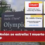 Avión se estrella 1 muerto en ONP