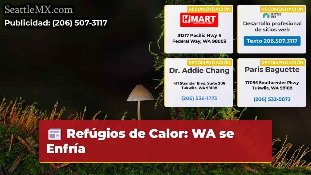 Refúgios de Calor: WA se Enfría