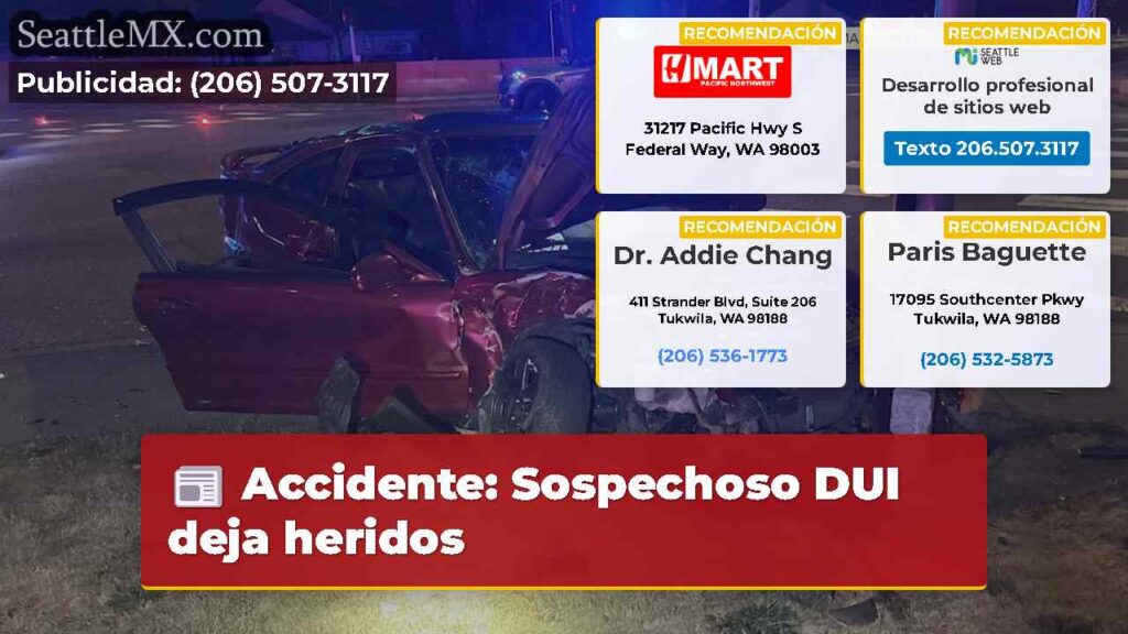 Accidente: Sospechoso DUI deja heridos