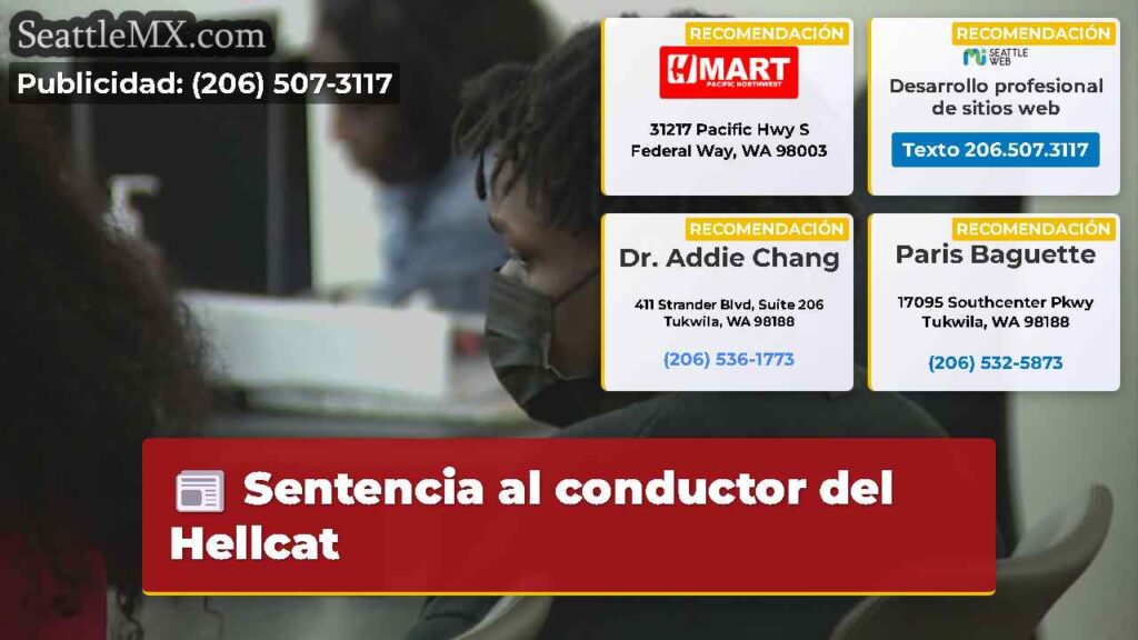 Sentencia al conductor del Hellcat