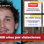 109 años por violaciones