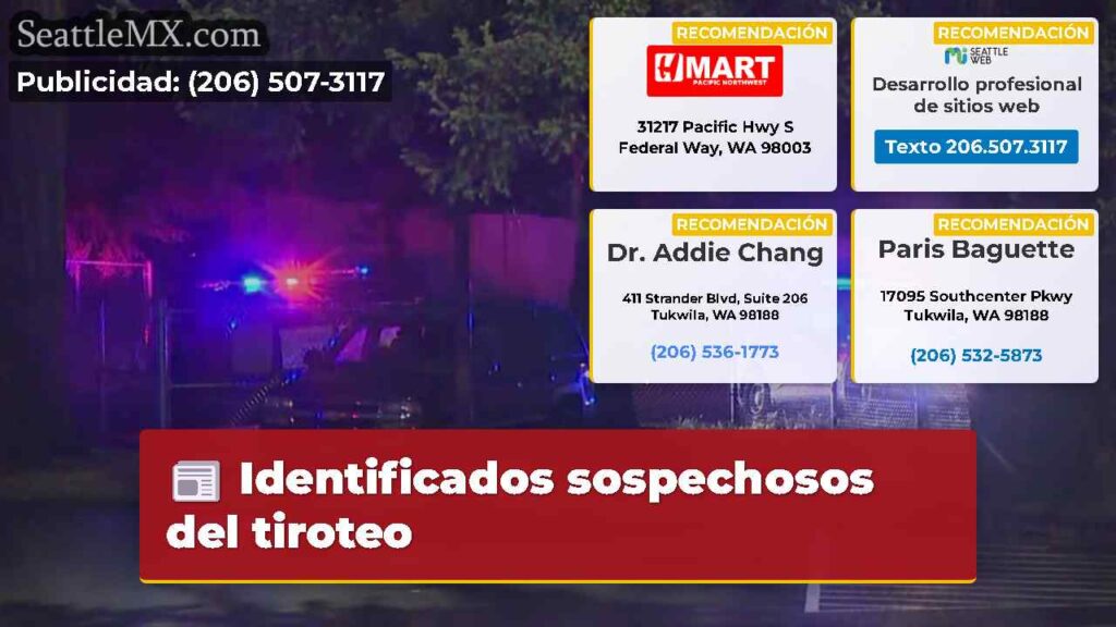 Identificados sospechosos del tiroteo