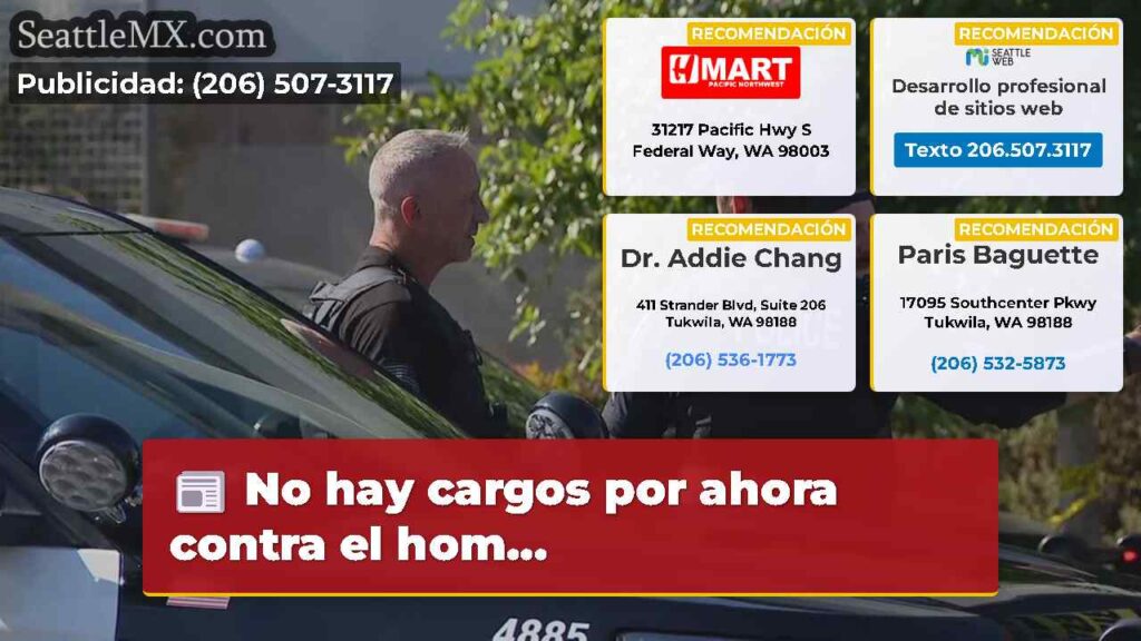 No hay cargos por ahora contra el hom...