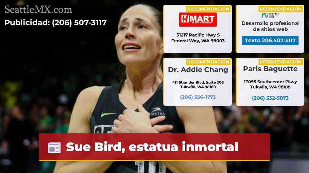 Sue Bird, estatua inmortal