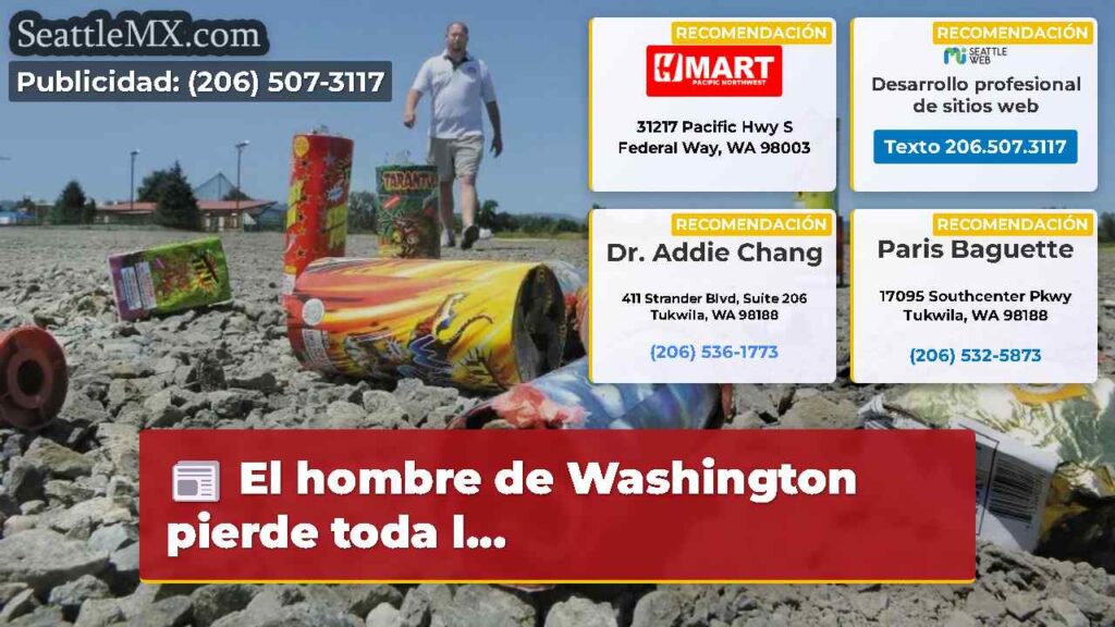 El hombre de Washington pierde toda l...