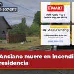 Anciano muere en incendio de residencia