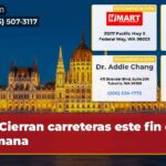Cierran carreteras este fin de semana