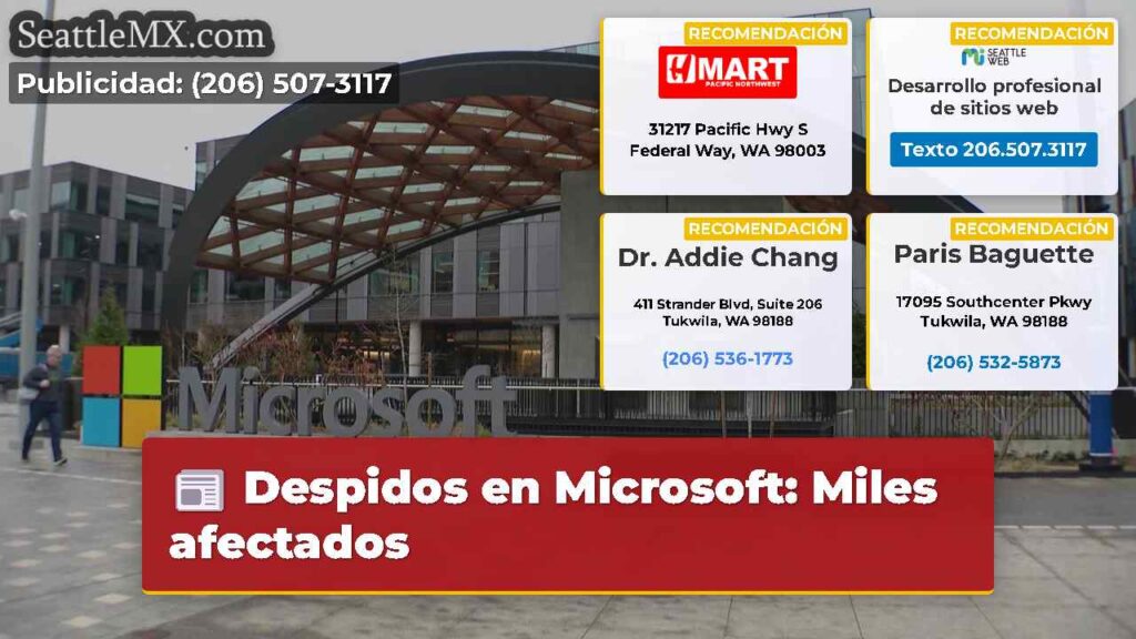 Despidos en Microsoft: Miles afectados