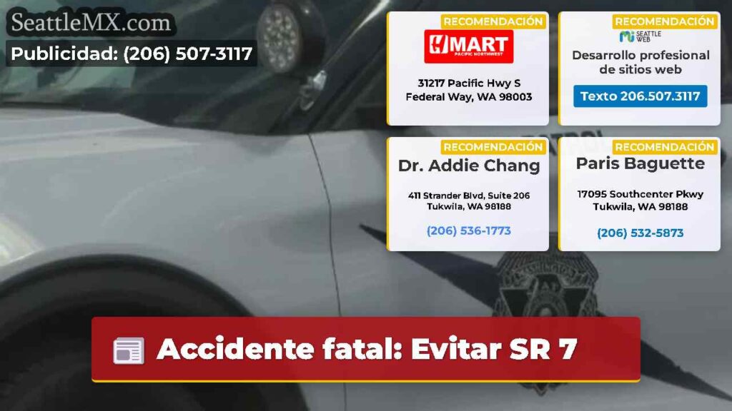 Accidente fatal: Evitar SR 7